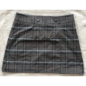 Oakley Plaid Palm Golf Skort - Size 4